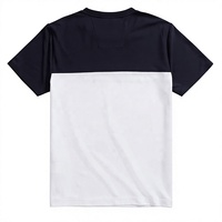 T-shirt en coton tissé à manches courtes avec poche pour homme, style streetwear décontracté