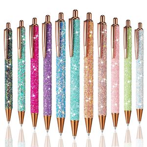 Bolígrafos Bonitos y Elegantes con Brillantina, Bolígrafo Retráctil con Cuerpo Metálico para Escribir y Tomar Notas, para Mujeres y Chicas - Product Image 1