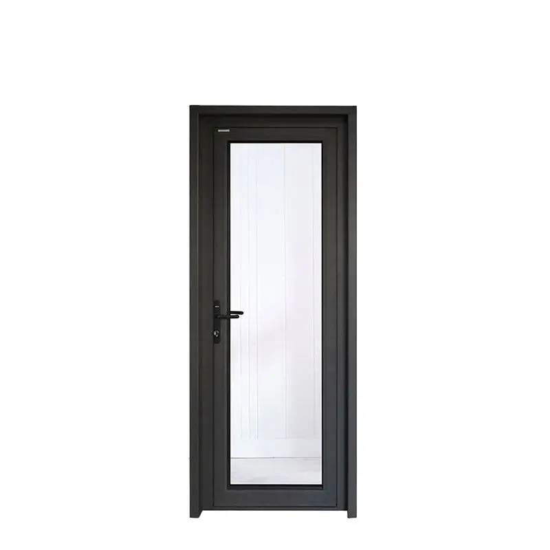 Manufacturer Modern Aluminum Swing Door Tempered Glass Soundproof Swing Door