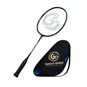 Raquette de badminton haut de gamme légère en fibre de carbone, manche en graphite, tête isométrique 85-90g, grip G4, 675mm, raquette de tournoi durable - Product Image 1