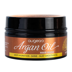 Crème de protéines de soie Augeas OEM, acide aminé, acide hyaluronique, hydratant, vitamine pour <span class=keywords><strong>cheveux</strong></span> <span class=keywords><strong>crépus</strong></span> abîmés, <span class=keywords><strong>masque</strong></span> capillaire à l'huile d'argan - Product Image 1