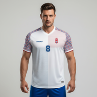 HOSTARON-Échantillon gratuit d'uniformes de football, ensemble d'uniformes de football, impression dégradée, sublimation, maillot de football personnalisé complet