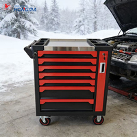 Chariot à outils en métal de haute qualité pour atelier et garage avec poignée
