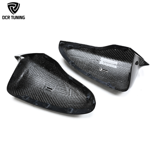 M5 F10 copri specchio in carbonio a secco per BMW F06 F12 F13 M6 in fibra di carbonio reale Shell specchio per sostituire 2010 2017 porta specchio involucro - Product Image 3