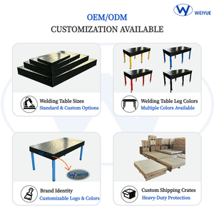 Mesa de soldadura portátil de <span class=keywords><strong>la</strong></span> mejor calidad, flexible 3D, hecha de acero o hierro fundido para construcción <span class=keywords><strong>y</strong></span> estación de soldadura - Product Image 3