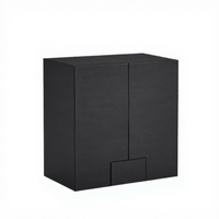 Boîte cadeau de luxe en carton à double porte avec fermeture magnétique et lumière LED pour emballage de parfums ou de produits de beauté pour femmes