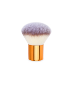 Brosse de nettoyage Kabuki avec poils synthétiques véganes denses, brosse douce pour éliminer la poussière, pour le nettoyage des tables de maquillage