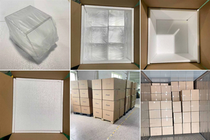 Cajas de Acrílico Coloridas para Dulces al por Mayor, con Asa, Tapa Abatible para <span class=keywords><strong>Supermercado</strong></span>, Contenedor de Lucite para Alimentos Secos a Granel - Product Image 5
