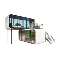 Cabine extérieure design moderne maison conteneur d'habitation maisons Apple Pod cabine de jardin petite maison conteneurs maisons