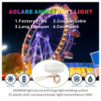 Le fabricant d'origine livre rapidement des LED de fête foraine de carnaval 60Mm automatique 24V E14 éclairage caméléon cabochon RVB