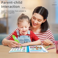 Jouet Parlant d'Anglais « Y-Pen » Intelligent pour Enfants, Machine d'Apprentissage Numérique à Jugement Logique Sonore et de Lecture