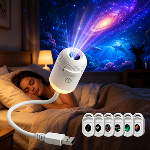 NUOVO Proiettore <span class=keywords><strong>di</strong></span> Stelle e Galassie USB Portatile Mini 360° a Tema Astronauta °   <span class=keywords><strong>Luce</strong></span> Notturna LED Regolabile a Cielo Stellato per Camera da Letto e Decorazione Auto - Product Image 1