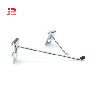 Store fixture 4 "6" 8 "10" 12 "14" 16 "18" Single <span class=keywords><strong>Prong</strong></span> Meshwall <span class=keywords><strong>Display</strong></span> Chrom Metall <span class=keywords><strong>Gridwall</strong></span> Haken - Product Image 3