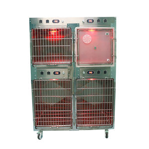 กรงสัตว์เลี้ยงแบบปรับได้สี่ช่องพร้อมฉนวนกันความร้อนอินฟราเรดและห้องออกซิเจนสำหรับโรงพยาบาล ห้องไอซียู ห้องตรวจติดตาม และเครื่องมือผ่าตัด - Product Image 1