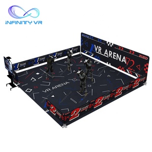 Réalité libre marche VR jeu de tir multijoueur 4 <span class=keywords><strong>6</strong></span> 8 10 joueurs VR pistolet jeu simulateur intérieur salle d'évasion 9D Vr Machine Arena - Product Image 4