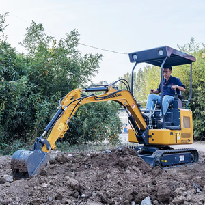 Pelleteuses australie 1 tonne 1.5 tonne 1.8ton 2 tonnes petite micro pelleteuse 0.8t hydraulique mini pelle prix pour le jardin - Product Image 1