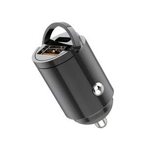 Nuevo cargador de coche portátil de 48W para celular, construcción de aleación de zinc metálica, carga de doble puerto, mini cargador de 48W. - Product Image 2