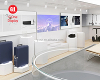 Étagère d'exposition pour accessoires de téléphonie mobile, présentoir de produits numériques, vitrine de supermarché, vitrine électronique