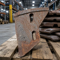 Arbre de mélange pour bétonnière Barrel King |   Pièce de rechange résistante à l'usure pour collier 7/8 à double arbre avec extrémité à accouplement cannelé