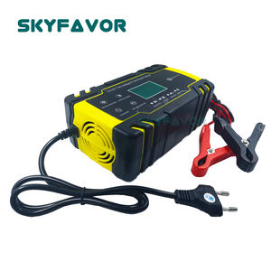 Chargeur de batterie universel 12V 24V 8A automatique pour moto et voiture, avec fonction de réparation par impulsions pour batteries au plomb-acide - Product Image 4