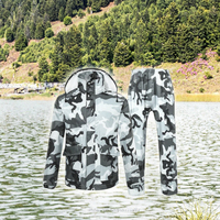 Ensemble imperméable camouflage adulte imperméable extérieur pour Poncho avec chapeau transparent pour pêche cyclisme et moto