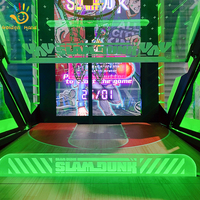 Machine d'arcade de basket-ball personnalisée Golden Hand en acrylique/métal/bois, résistante aux intempéries, 220V, pour l'anglais/le japonais/le espagnol