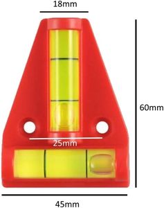 Niveau à bulle multifonctionnel YH3646, niveau à bulle en T, niveau à bulle croisé pour voiture, remorque, <span class=keywords><strong>caravane</strong></span> - Product Image 4