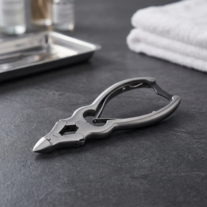 ASAP Coupe-ongles robuste en acier inoxydable, économique, double action, pour podologie, droit et courbé - Product Image 6