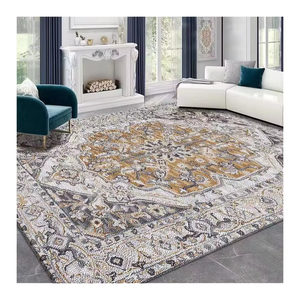 Vente chaude Machine Lavable <span class=keywords><strong>Tapis</strong></span> Vintage Persan Imprimé Pliable <span class=keywords><strong>Tapis</strong></span> pour Salon Chambre - Product Image 1