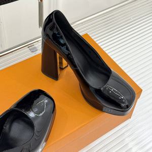 Chaussures élégantes et sexy pour femmes, escarpins formels de créateur en cuir véritable à talon fin de 6 cm, à enfiler, vente en gros de haute qualité - Product Image 5