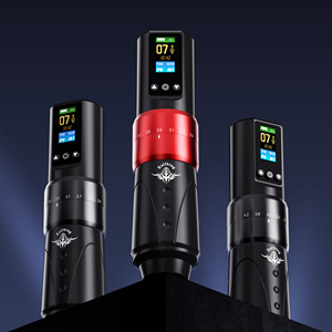 Fuente de Alimentación Inalámbrica para Tatuajes con Doble Batería y Carrera Ajustable, Pistola Eléctrica de Carga Rápida para Principiantes, Equipo de Tatuaje - Product Image 2