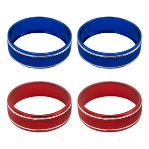 Pomo de palanca de cambios de aleación de aluminio, rojo y azul, ligero, para Jeep Wrangler Compass Patriot IDS012 - Product Image 4