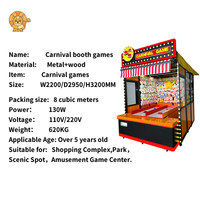 LTG Console de jeu de carnaval en bois, métal et plastique, pour shuffleboard, utilisation intérieure et extérieure, pour parcs d'aventure, sites touristiques et maisons de jeux de jardin