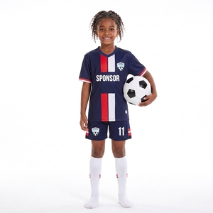 Uniforme de Fútbol para Adultos OEM de Alta Calidad, Transpirable, de Verano, Manga Corta, Secado Rápido, 100% Poliéster - Product Image 1