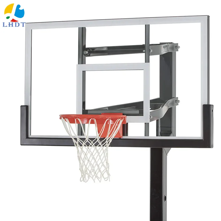 Aluminum Alloy Frame Backboard Pads Plexiglass SMC Tempered Glass Basketball Backboard PU Padding Replacement for Sale