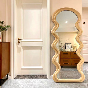 <span class=keywords><strong>Espejo</strong></span> de Ondas Irregulares al por Mayor, <span class=keywords><strong>Espejo</strong></span> Decorativo <span class=keywords><strong>con</strong></span> Borde Flocado de Diseño Personalizado para Exhibición en Eventos Residenciales y Comerciales - Product Image 3