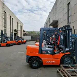 HECHA Manufacture FD30 Forklift 3ton Side Shift Diesel Forklift
