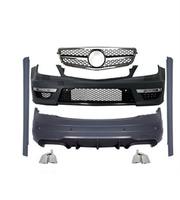Pour Mercedes-Benz Classe C W204 2008-2014, mise à niveau Facelift C63 AMG Bodykit