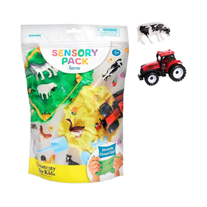 إبداعية للأطفال حزمة حسية حيوانات مزرعة تفاعلية تتظاهر باللعب للأطفال الصغار أنشطة سفر بأسلوب فني جديد - Product Image 1