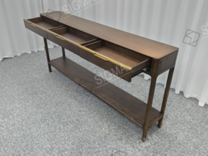 Luxuriöses Sideboard Holz-Schrank mit 4 Türen für Wohnzimmer und Esszimmer - Product Image 5