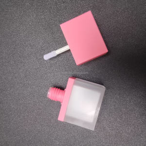 8g quadratischer Lippen balsam Holder Injection PP Kosmetischer Lippen pomaden behälter Rosa Flaschen verpackung Schnitt Lippenstift Kunststoff Tube Eyeliner - Product Image 4