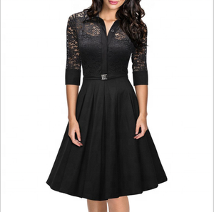 black short frock design 2019