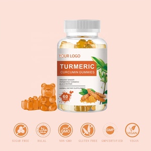 Gummies de Curcuma et Curcumine OEM pour la Santé et l'Énergie des Adultes, 60 Comprimés, 2 Gummies par Dose, Durée de Conservation de 24 Mois - Product Image 3
