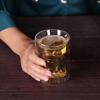 Verres à shot isolés à double paroi en borosilicate pour la vente en gros – Tasses à whisky et bière durables et isolées