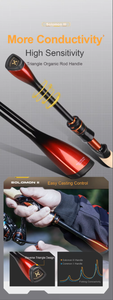 HISTAR Solomon III 81 กรัม น้ำหนักเบาพิเศษ ด้ามจับคอร์ก AA  ไกด์ DKK SIC  ความไวสูง คาร์บอนเต็มตัว  แบบ FAST สำหรับตกปลาในแม่น้ำและลำธาร - Product Image 4