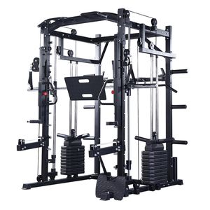 Uso commerciale multifunzionale per allenamento di forza attrezzature per palestra Dual Pully Smith macchina per cavi Crossover per Home Gym - Product Image 1