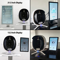 Analyseur de peau Bitmoji A5 Plus, scanner facial portable, analyse de la peau 3D par IA avec grand écran
