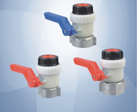 Vanne à boisseau sphérique cuve IBC VALVE 62/75/80 vanne plastique pour cuve sortie avec écrou connecteur