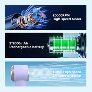 Precio barato 2024 regalo Mini portátil verano refrigeración por aire secador de pelo de mano para viajes escuela al aire libre para mujer chica ventiladores prácticos - Product Image 6