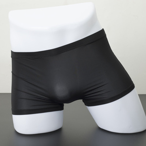 <span class=keywords><strong>Boxer</strong></span> da Uomo in Seta Ghiaccio Sottile Senza Cuciture, Traspiranti, Lavorati a Maglia, Design Trasparente e Fresco per Ragazzi - Product Image 4
